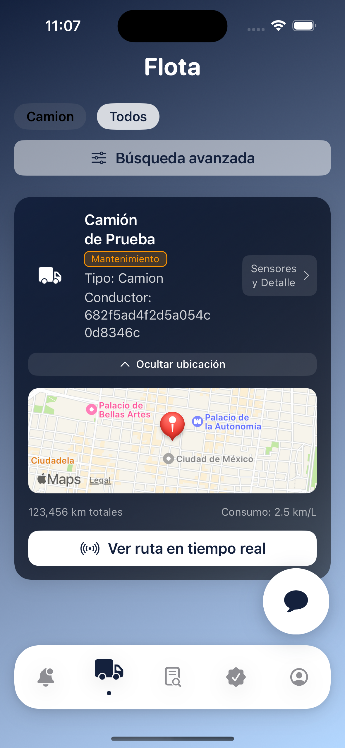 Bienvenida y seguimiento de rutas